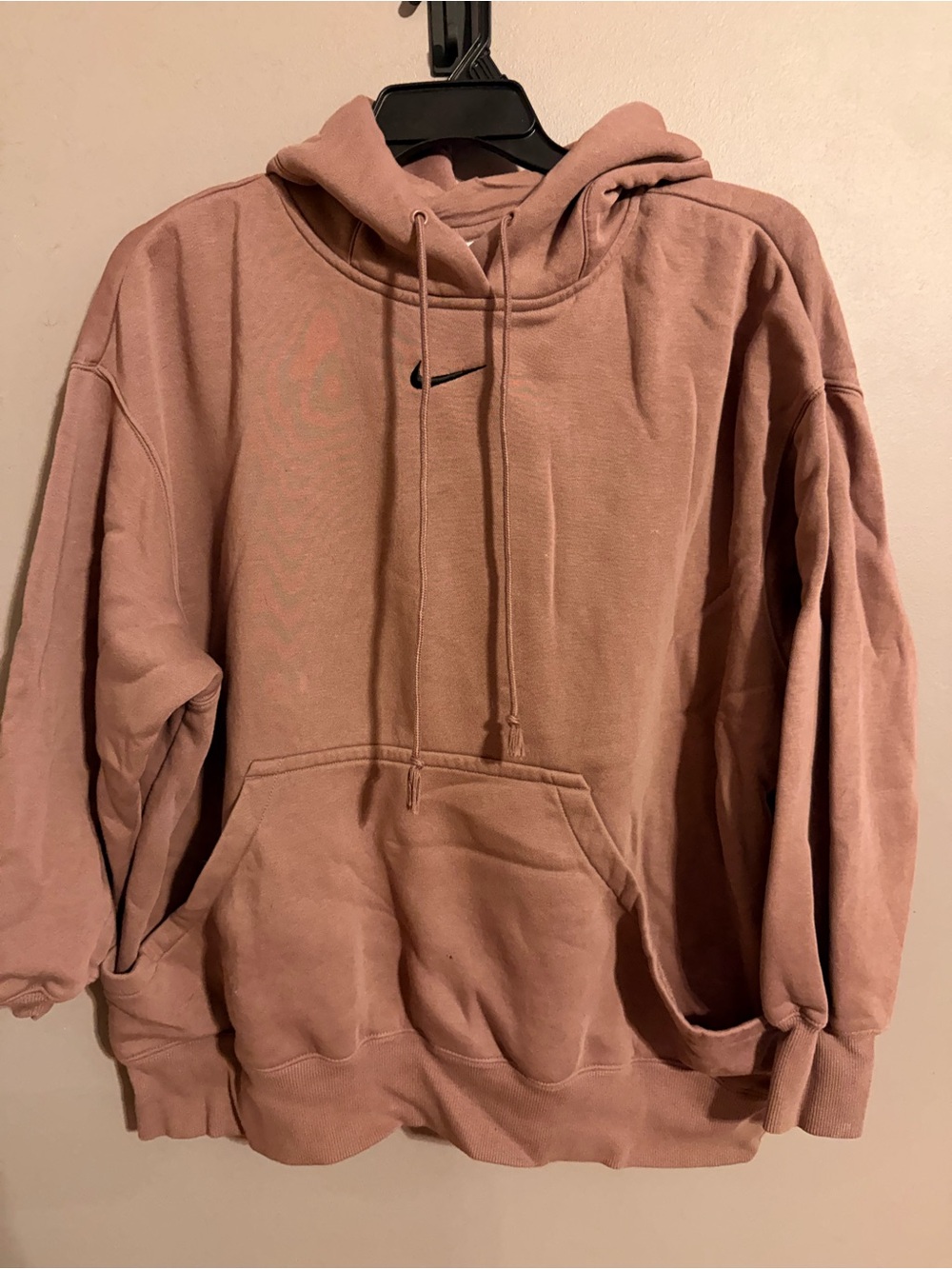 Nike Dusty Rose Pullover Oversized Hoodie